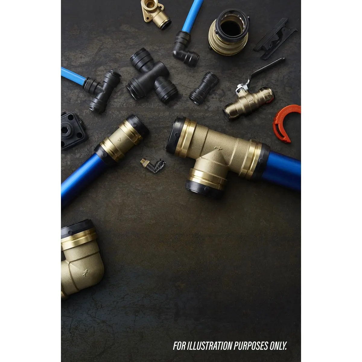 John Guest SharkBite® Straight Adaptor Ø28mm x 1"BSPT Brass - Image 8