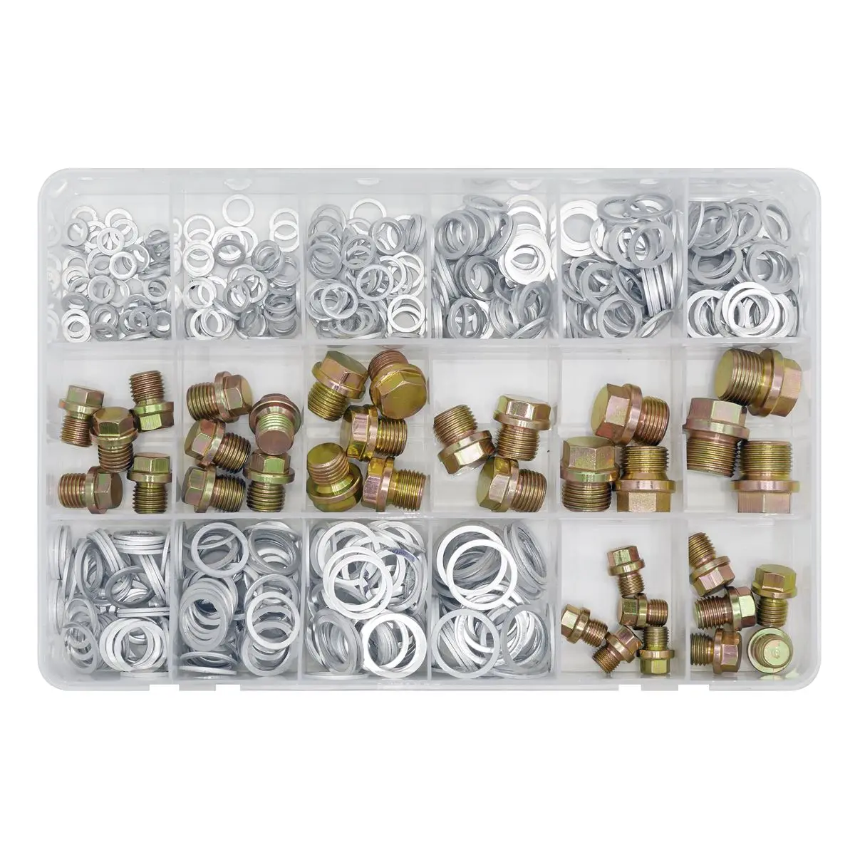 Sealey Sump Plug & Washer Assortment 534pc - Image 3