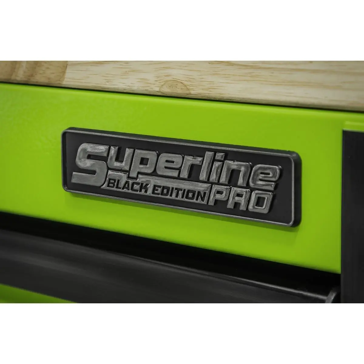 Sealey Superline Pro 15 Drawer 1549mm Mobile Trolley with Wooden Worktop, Hutch, 2 Drawer Riser & Side Locker - Image 8