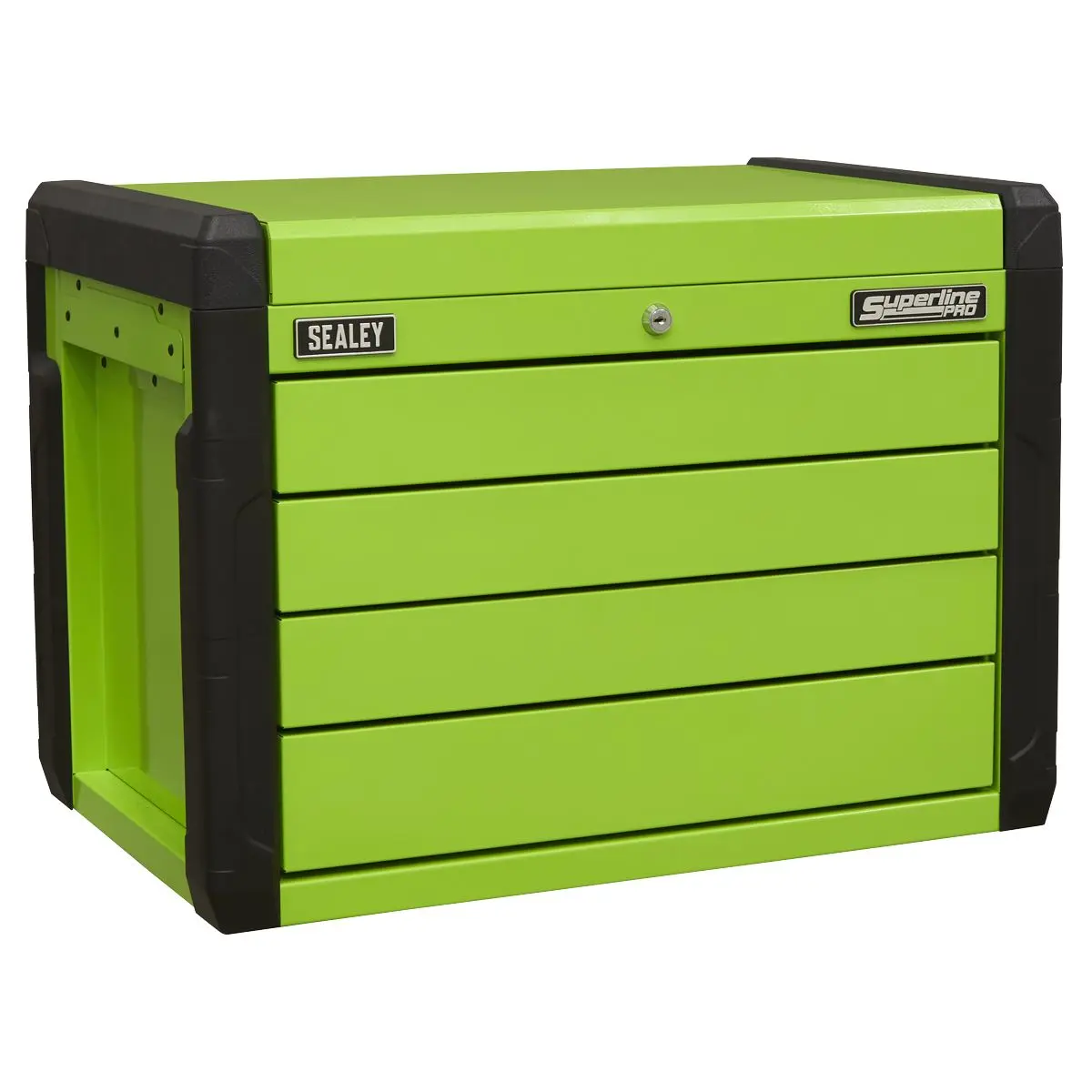 Sealey Superline Pro 4 Drawer Push-to-Open Topchest with Ball-Bearing Slides - Green - Image 5