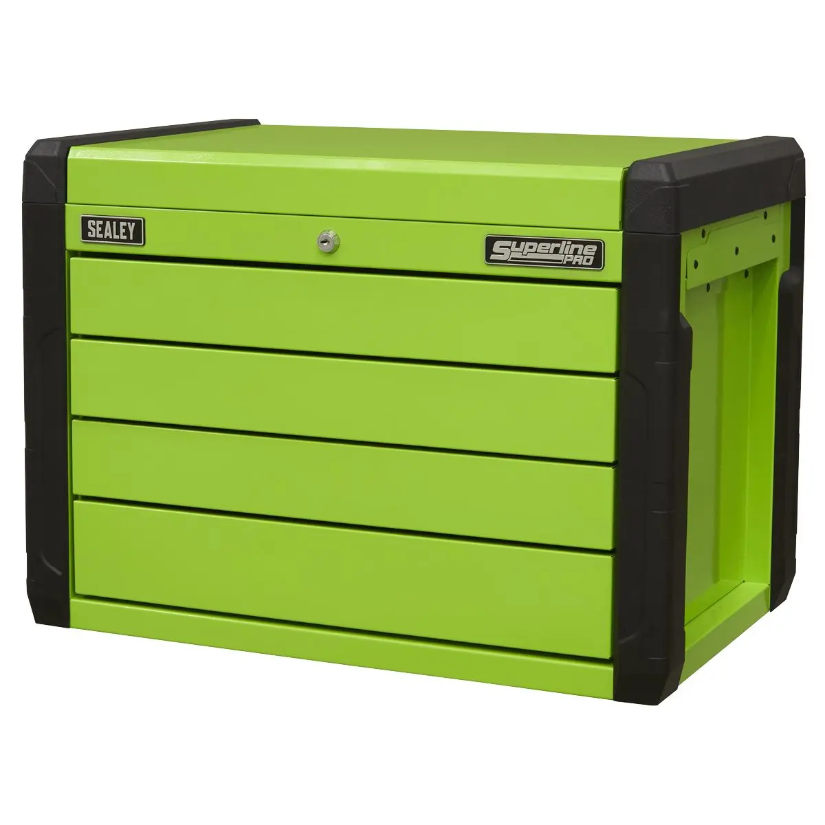 Sealey Superline Pro 4 Drawer Push-to-Open Topchest with Ball-Bearing Slides - Green - Image 6