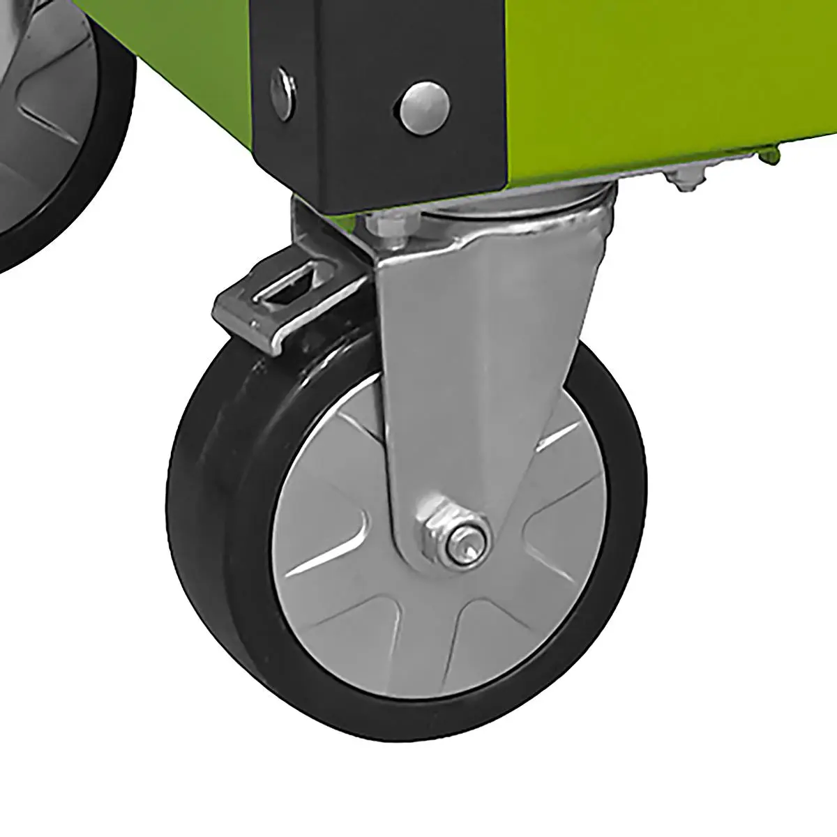 Sealey Superline Pro Heavy-Duty Mobile Tool & Parts Trolley with 5 Drawers and Lockable Top- Hi-Vis Green - Image 3