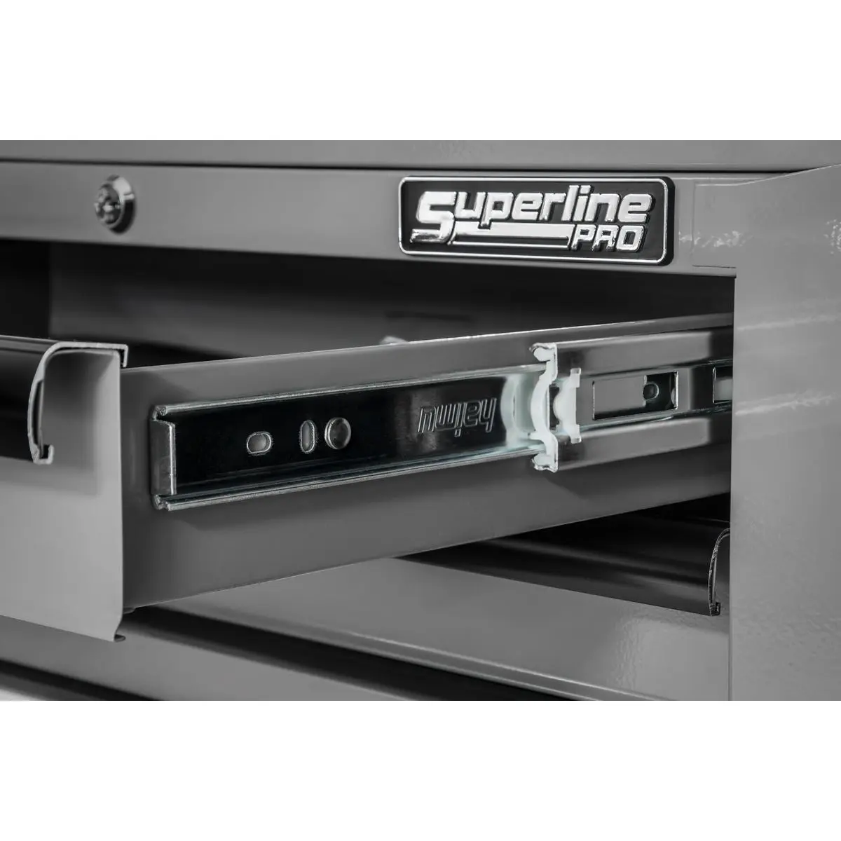 Sealey Superline Pro Mid-Box Tool Chest 2 Drawer with Ball-Bearing Slides - Grey/Black - Image 5