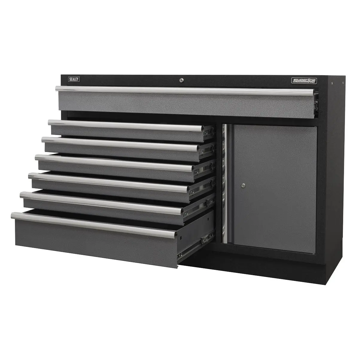 Sealey Superline Pro Modular 7 Drawer Floor Cabinet 1360mm - Image 3