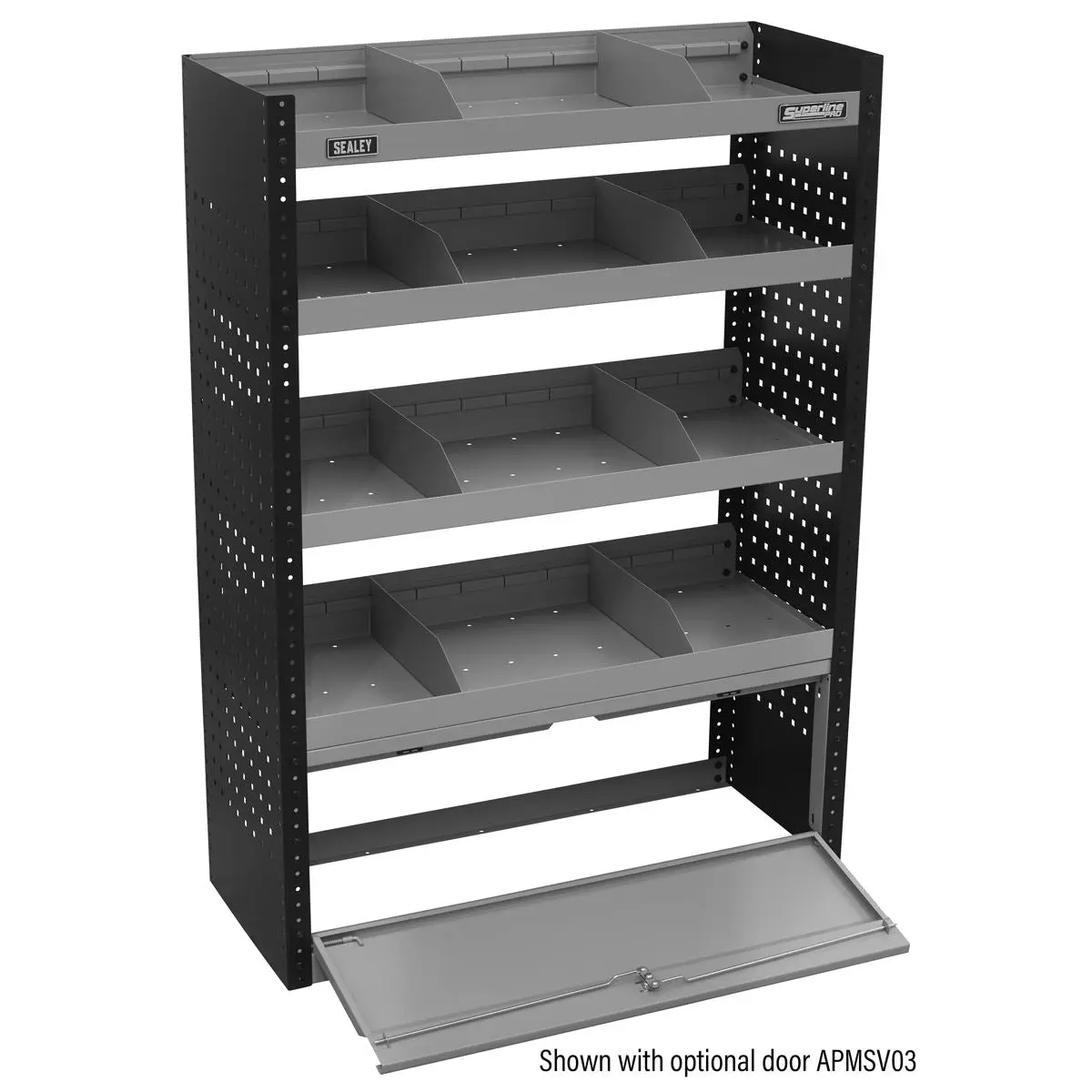 Sealey Superline Pro Modular Flat Shelf Van Storage Unit 925mm - Image 9