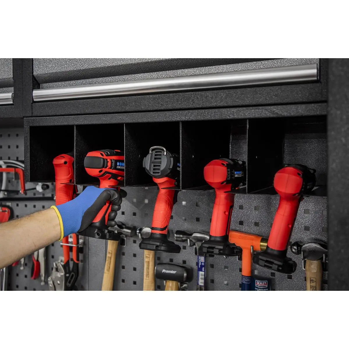 Sealey Superline Pro Modular Power Tool Rack 680mm - Image 2