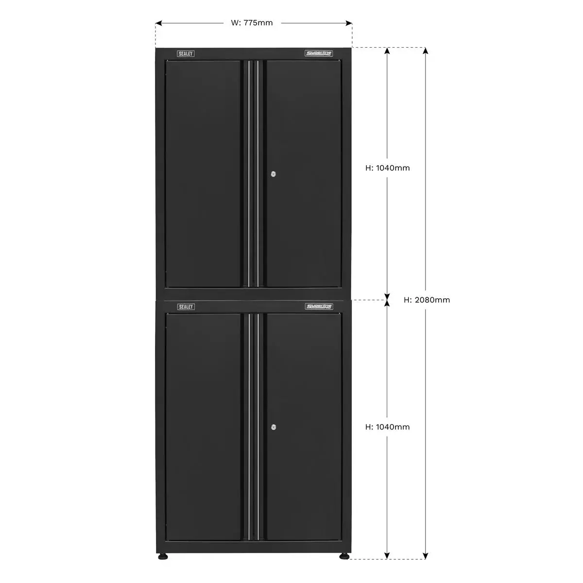 Sealey Superline Pro Rapid-Fit Dual Stacking Cabinets - Image 11