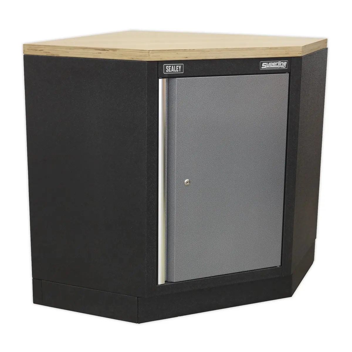 Sealey Superline Pro Superline PRO® 1.6m Corner Storage System - Wood Worktop - Image 11