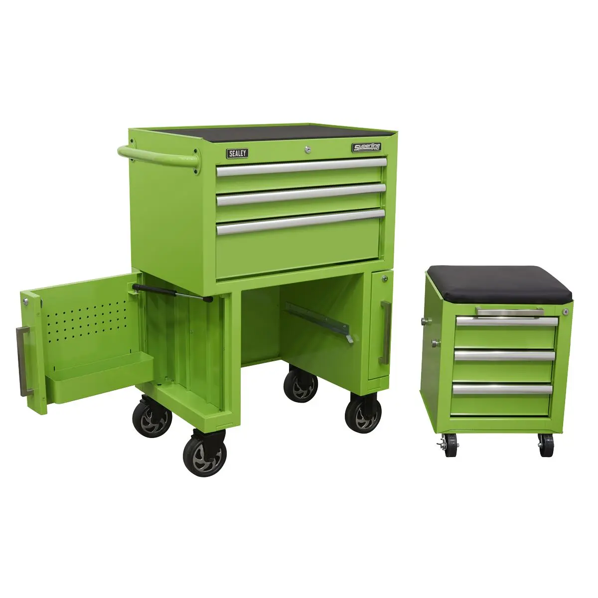 Sealey Superline Pro Rollcab 3 Drawer & Utility Seat - Image 9