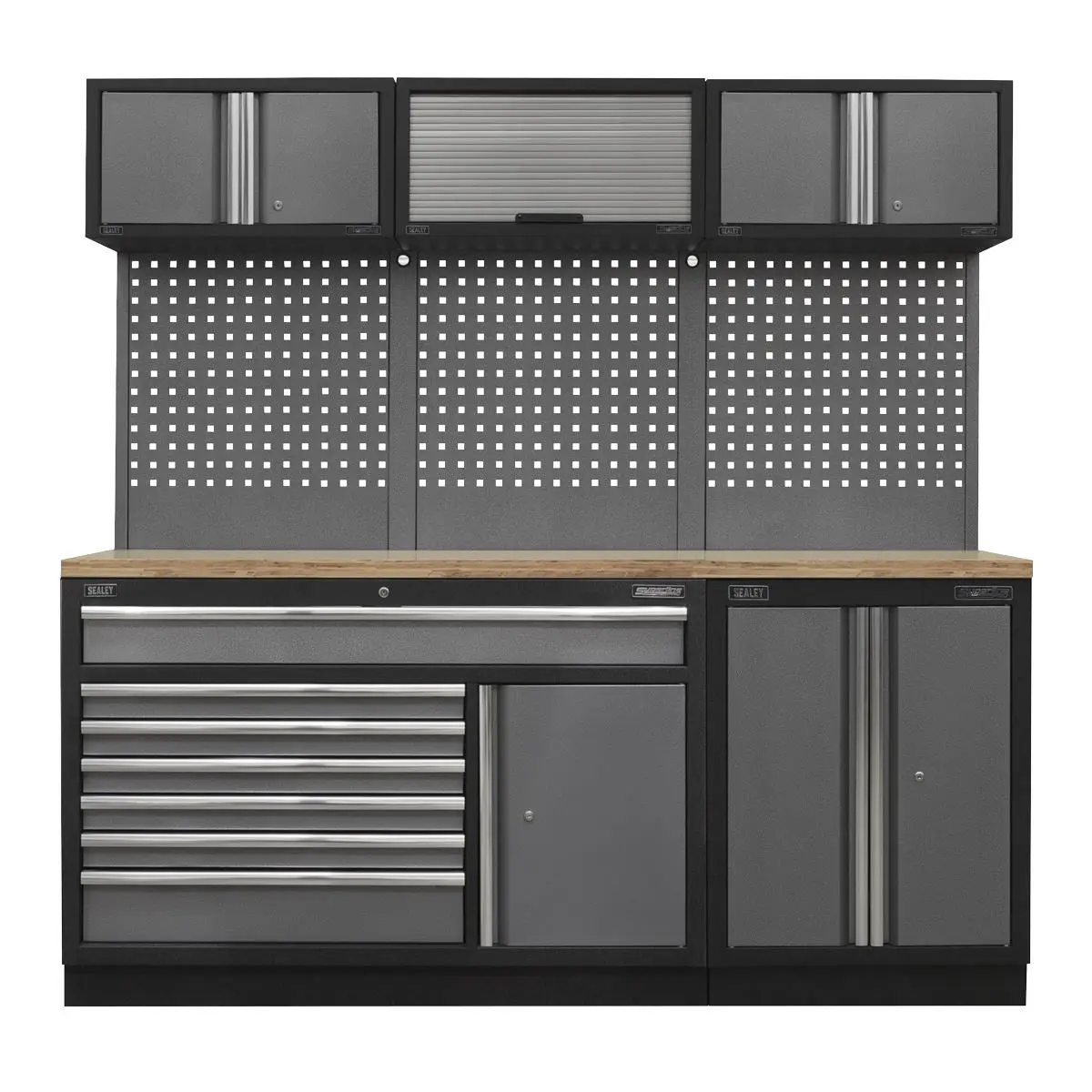 Sealey Superline Pro Superline PRO® 2.04m Storage System - Pressed Wood Worktop