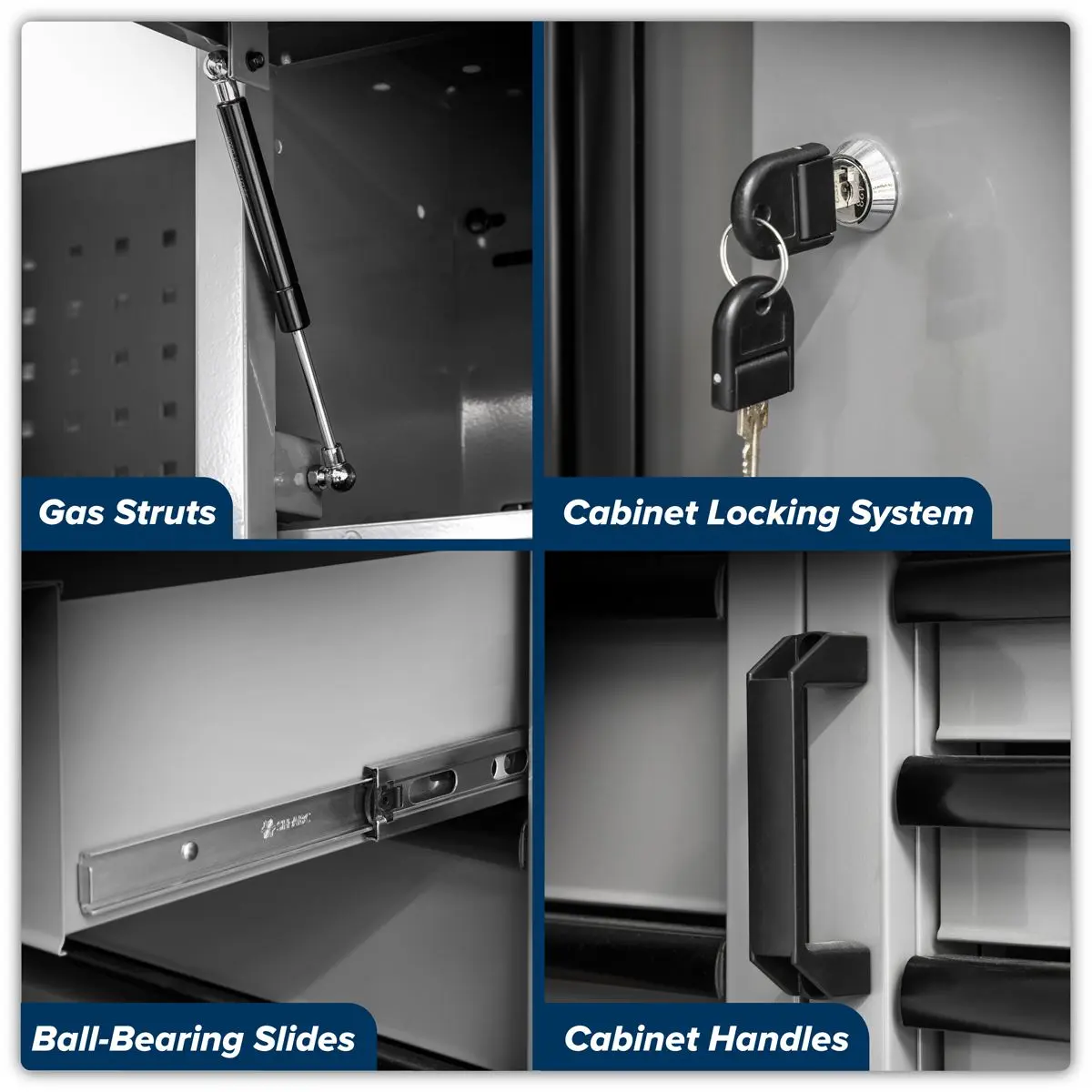 Sealey Superline Pro Superline PRO® Black Edition Storage System with Stainless Worktop 2.04m - Image 7