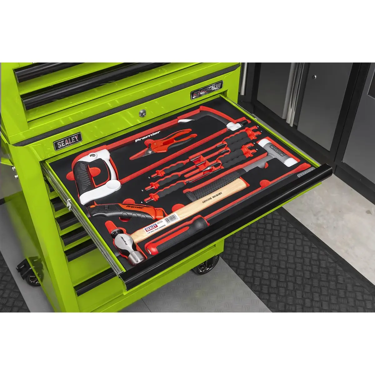 Sealey Superline Pro Superline PRO® Tool Chest Combination 14 Drawer with 446pc Tool Kit - Green - Image 15
