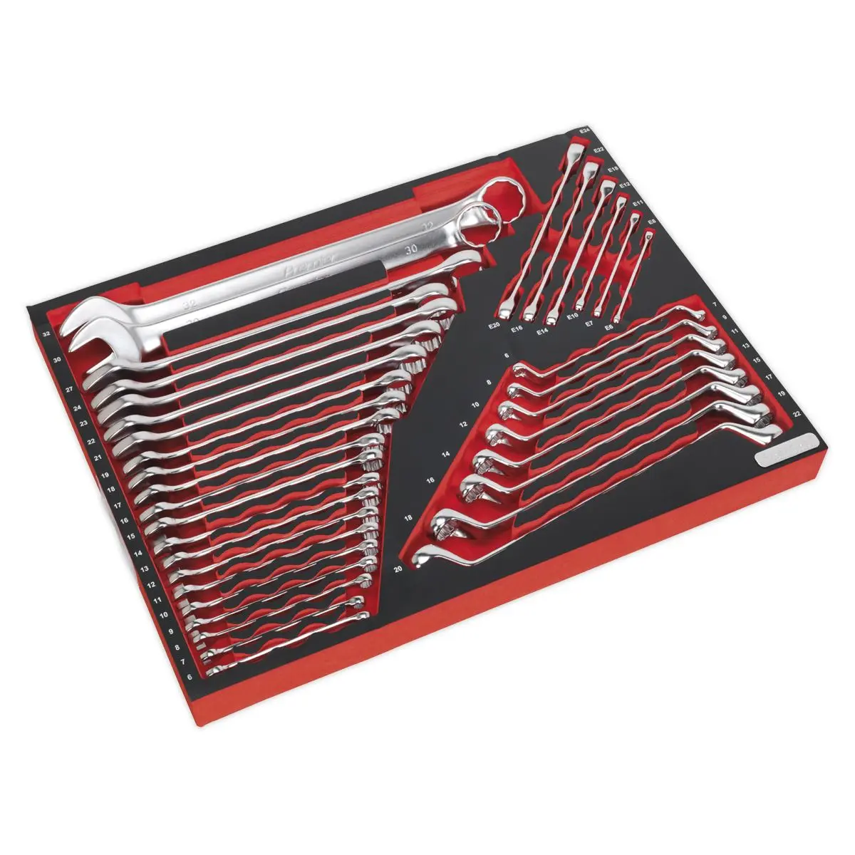 Sealey Superline Pro Tool Chest Combination 14 Drawer with Ball-Bearing Slides - Black & 446pc Tool Kit - Image 9