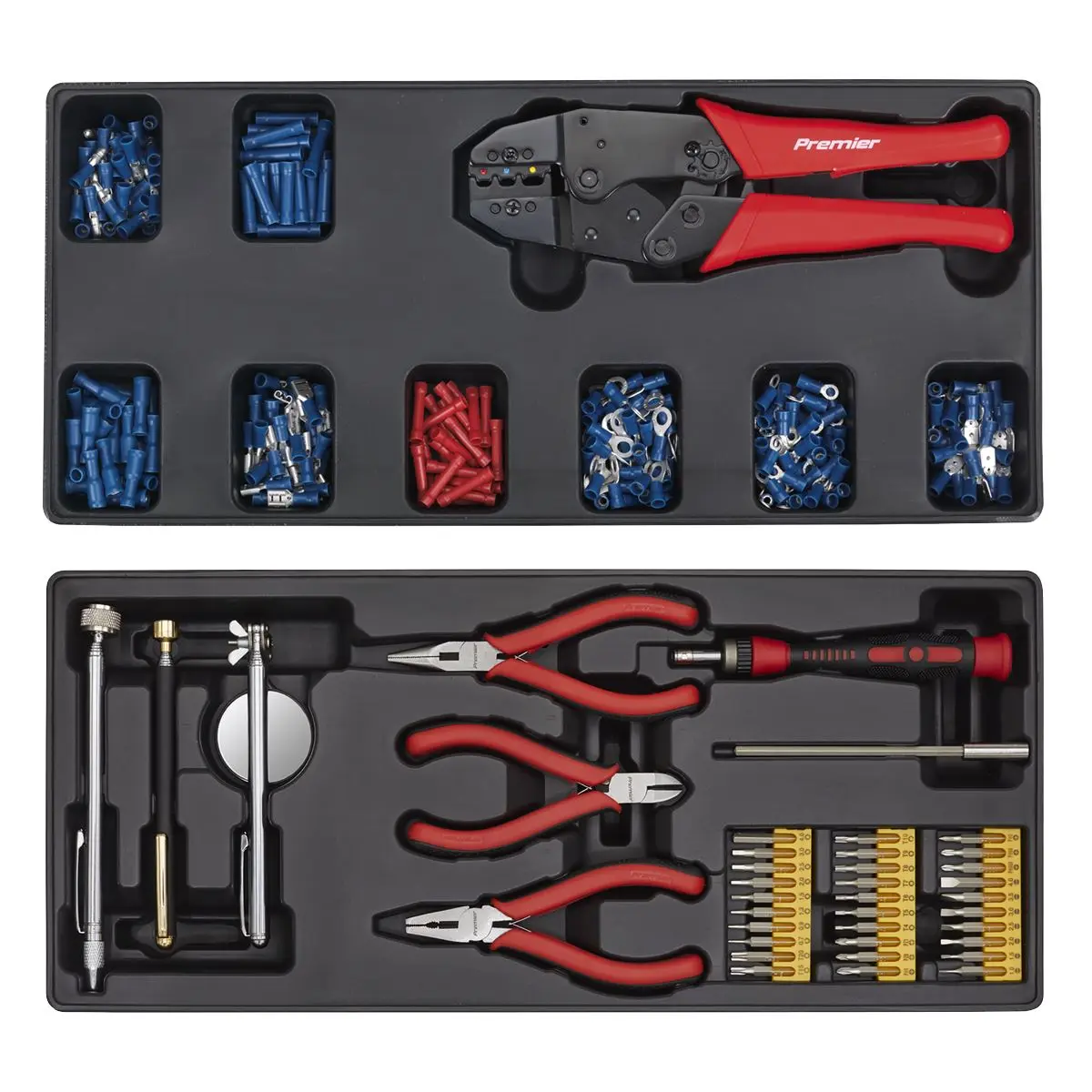 Sealey Superline Pro Tool Chest Combination 14 Drawer with Ball-Bearing Slides - Blue & 1179pc Tool Kit - Image 12