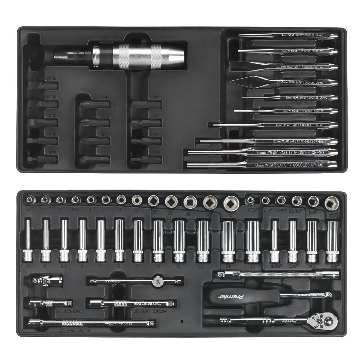 Sealey Superline Pro Tool Chest Combination 14 Drawer with Ball-Bearing Slides - Blue & 1179pc Tool Kit - Image 13