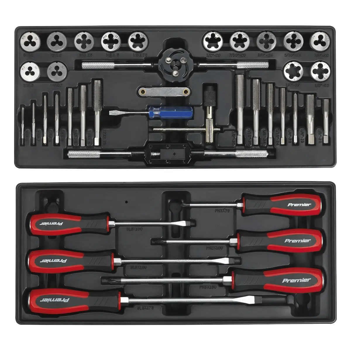 Sealey Superline Pro Tool Chest Combination 14 Drawer with Ball-Bearing Slides - Blue & 1179pc Tool Kit - Image 15