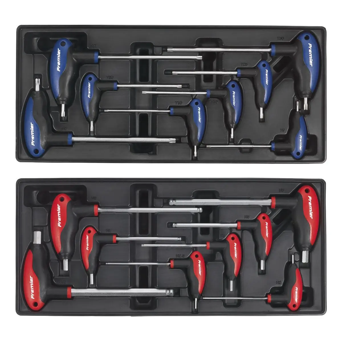 Sealey Superline Pro Tool Chest Combination 14 Drawer with Ball-Bearing Slides - Blue & 1179pc Tool Kit - Image 7