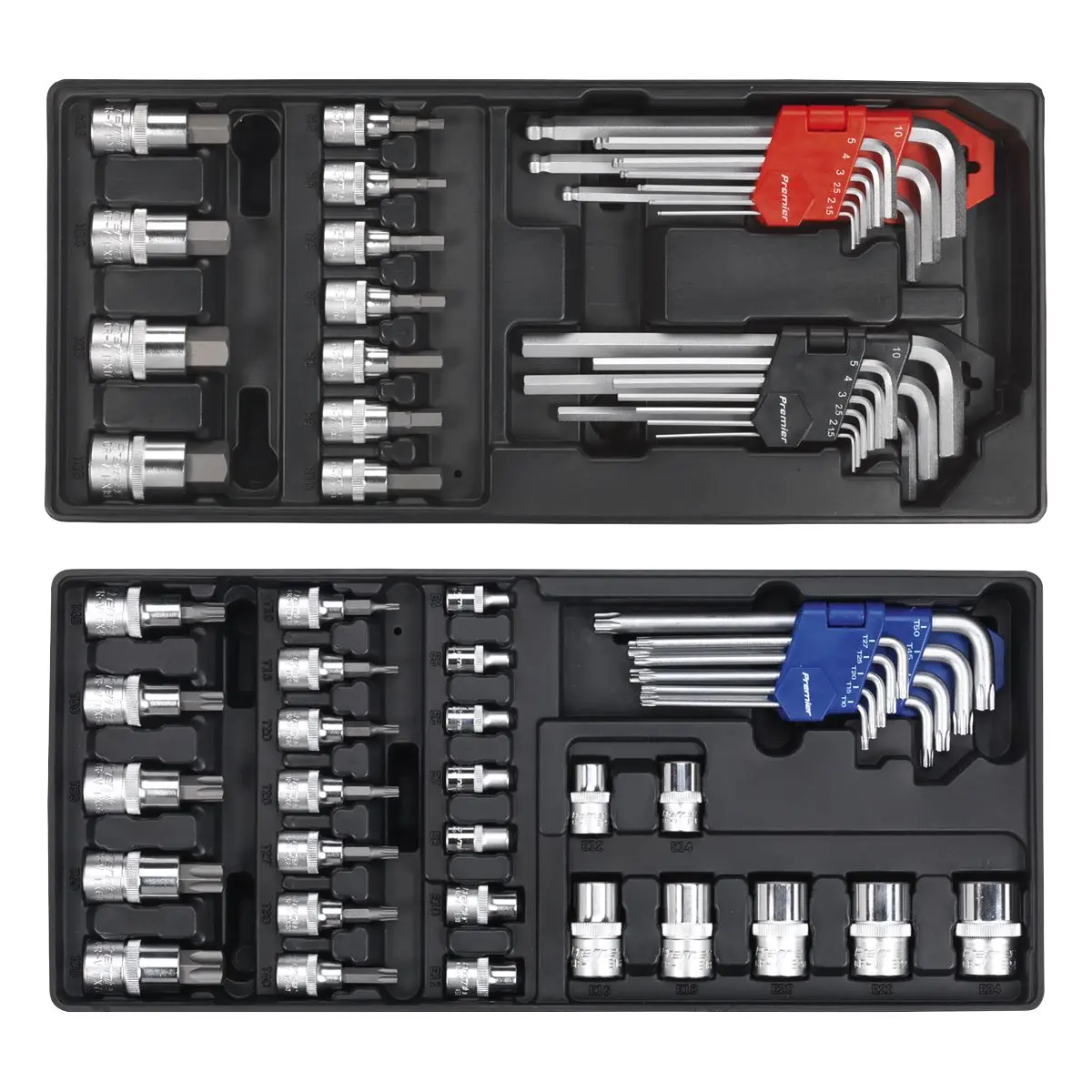 Sealey Superline Pro Tool Chest Combination 14 Drawer with Ball-Bearing Slides - Blue & 1179pc Tool Kit - Image 8