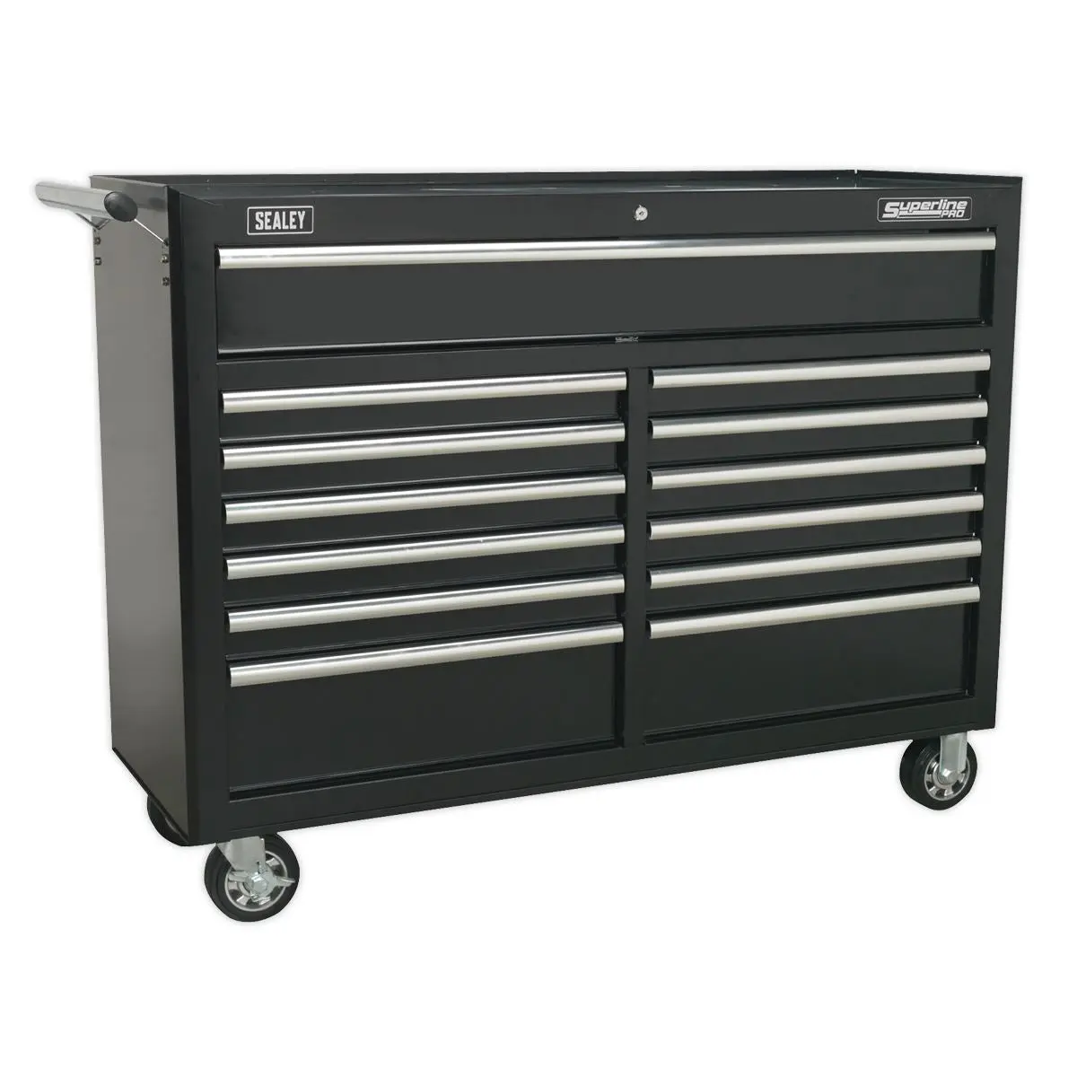 Sealey Superline Pro Tool Chest Combination 23 Drawer with Ball-Bearing Slides - Black with 446pc Tool Kit - Image 3