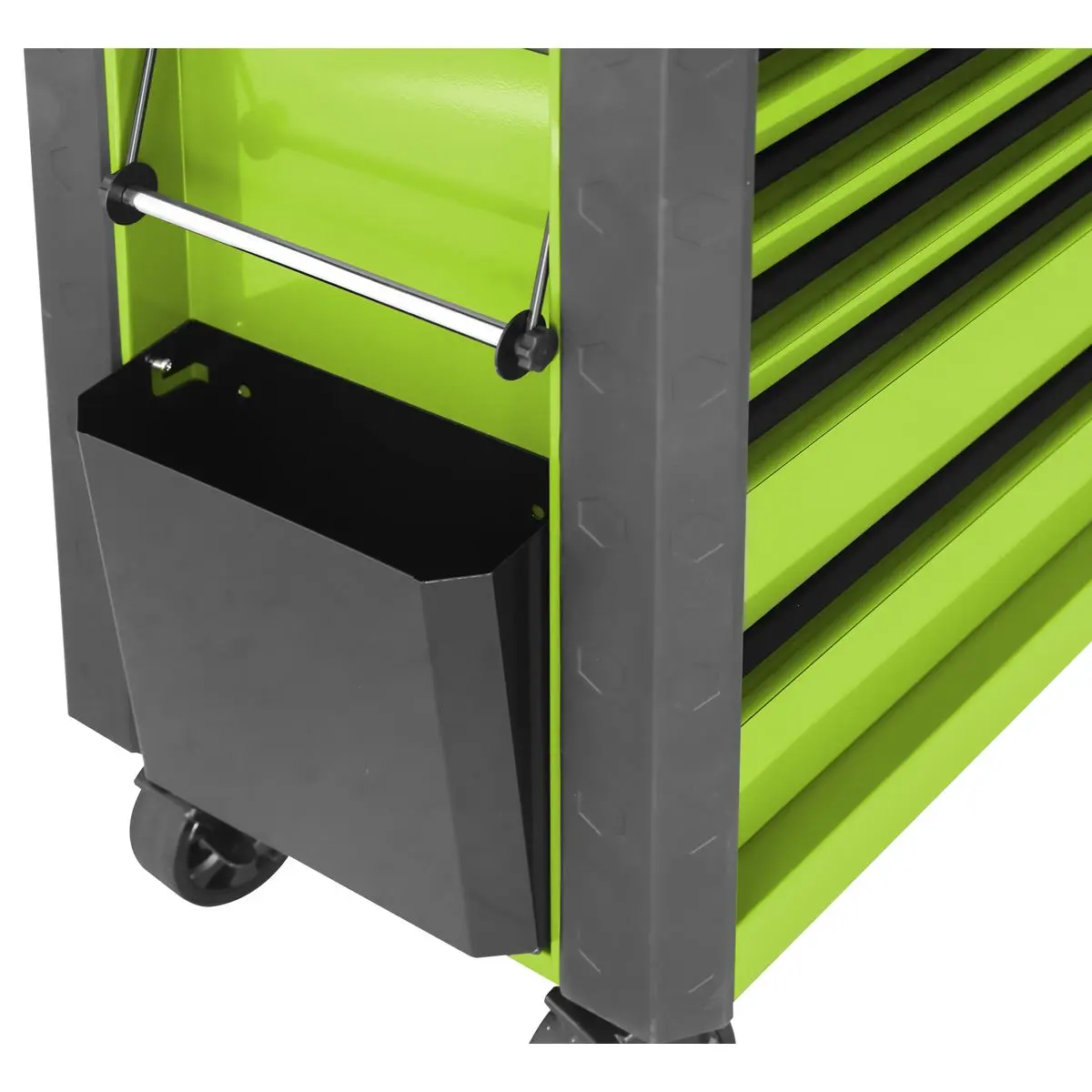 Sealey Superline Pro Tool Trolley 6 Drawer with Ball Bearing Slides - Green - Image 6