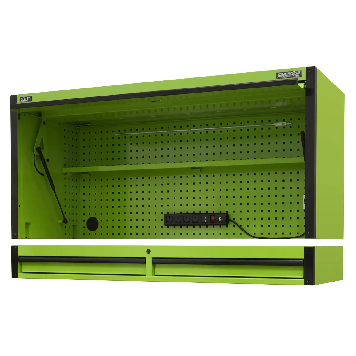 Sealey Superline Pro Top Hutch & 2 Drawer Riser 1549mm - Image 10