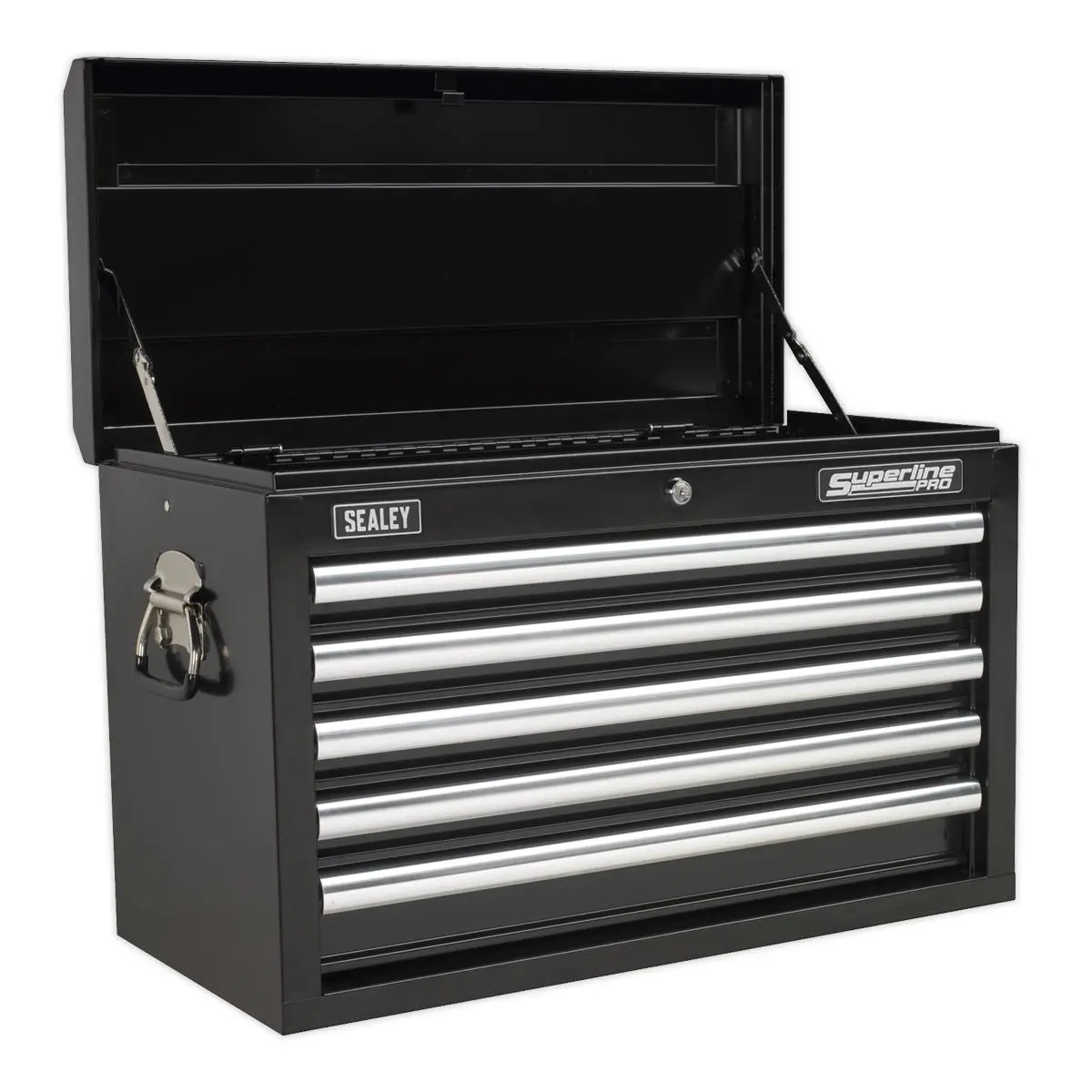 Sealey Superline Pro Topchest 5 Drawer with Ball-Bearing Slides - Black