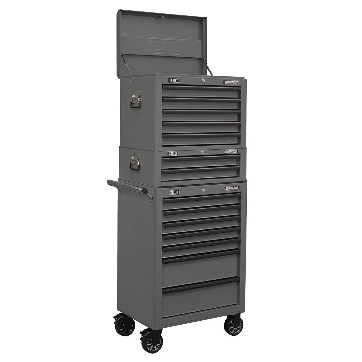 Sealey Superline Pro Topchest 5 Drawer with Ball-Bearing Slides - Grey/Black - Image 5