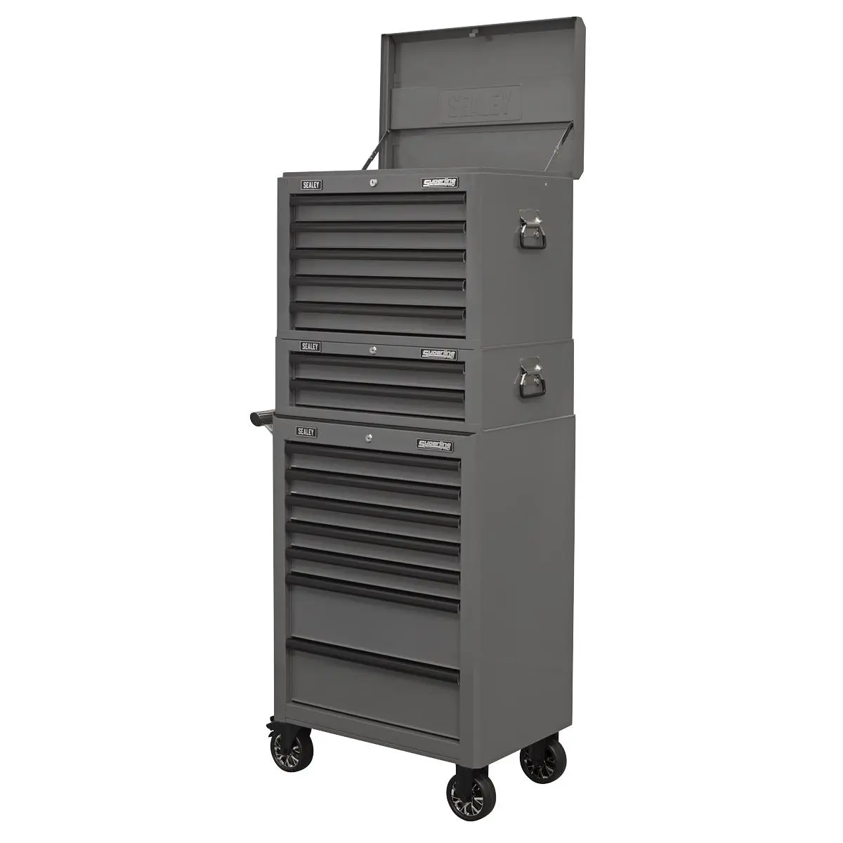 Sealey Superline Pro Topchest 5 Drawer with Ball-Bearing Slides - Grey/Black - Image 6