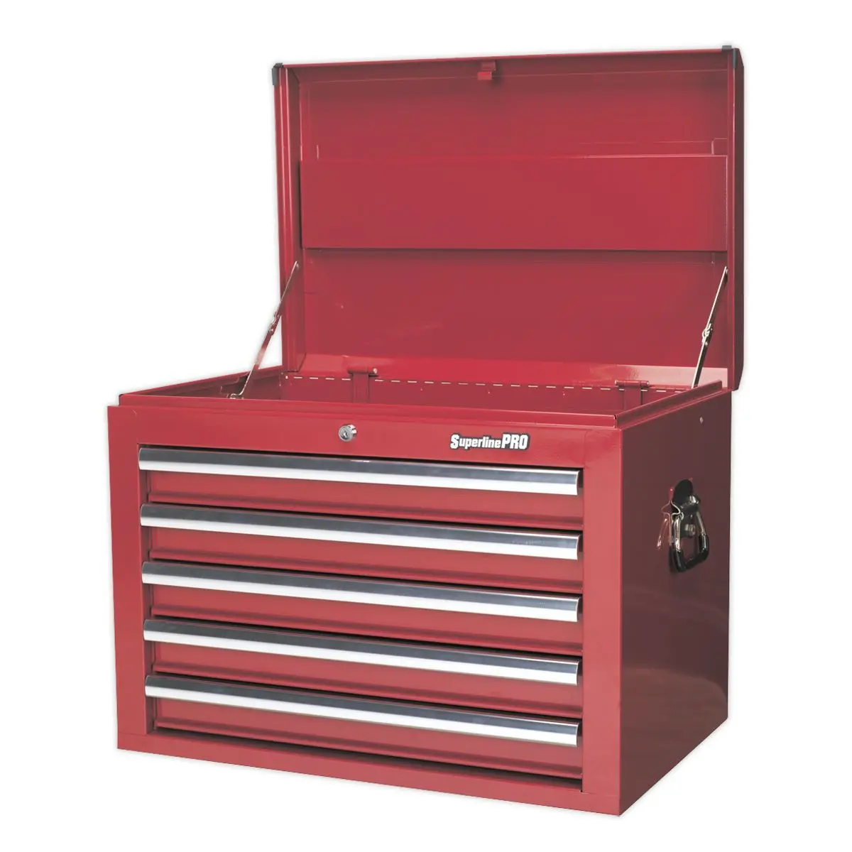 Sealey Superline Pro Topchest 5 Drawer with Ball-Bearing Slides - Red - Image 8