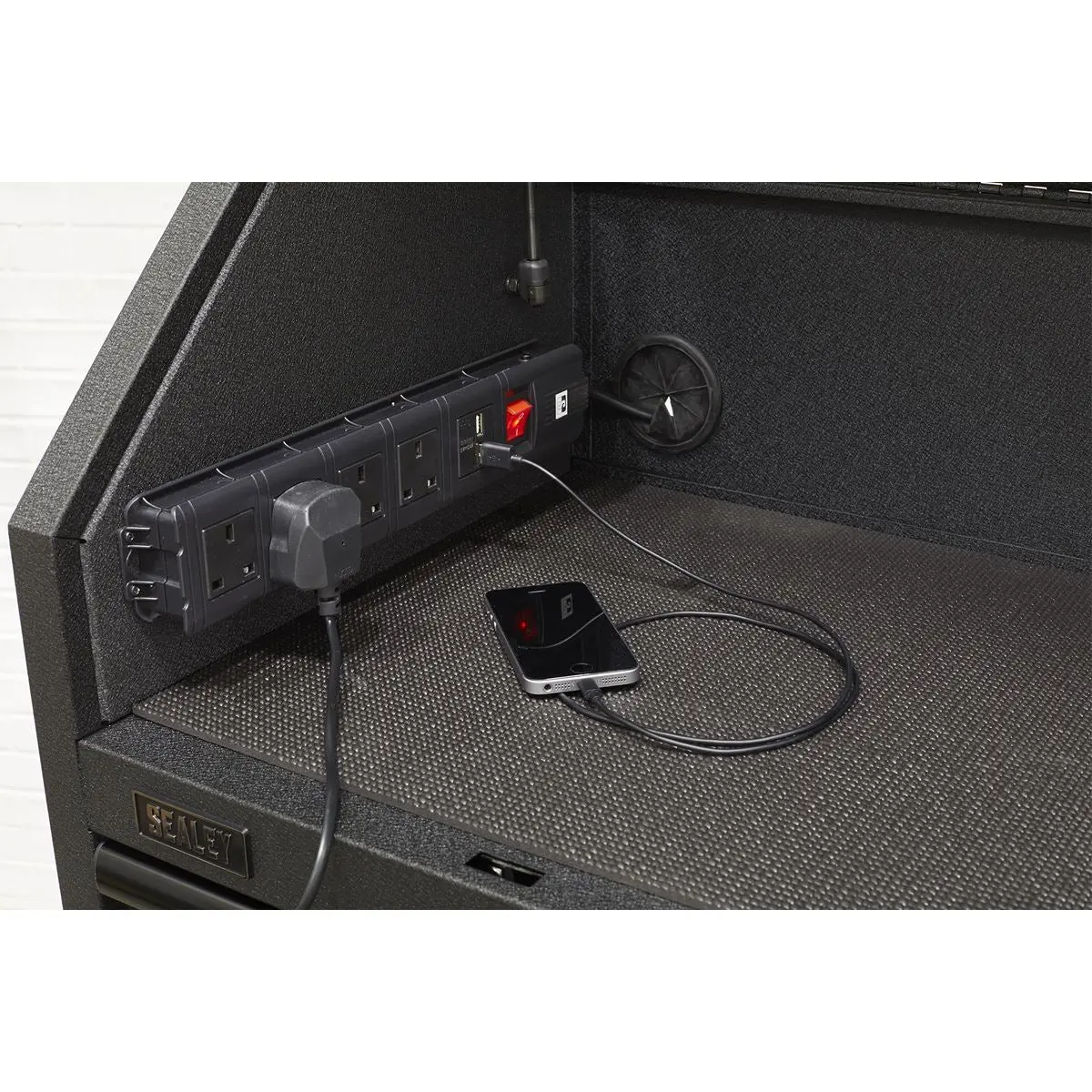 Sealey Superline Pro Topchest 6 Drawer 1030mm with Soft Close Drawers & Power Strip - Image 11