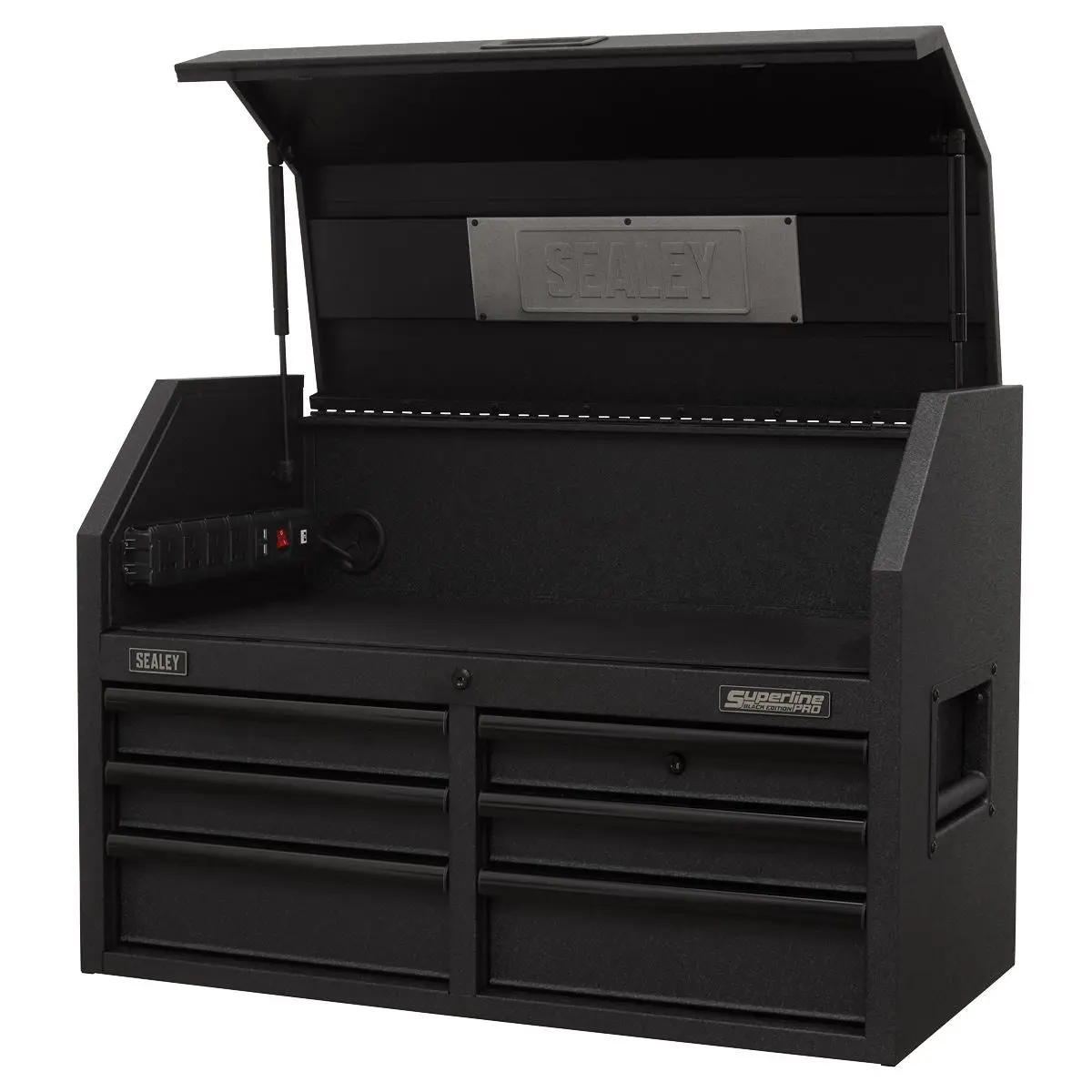 Sealey Superline Pro Topchest 6 Drawer 910mm with Soft Close Drawers & Power Strip - Image 3