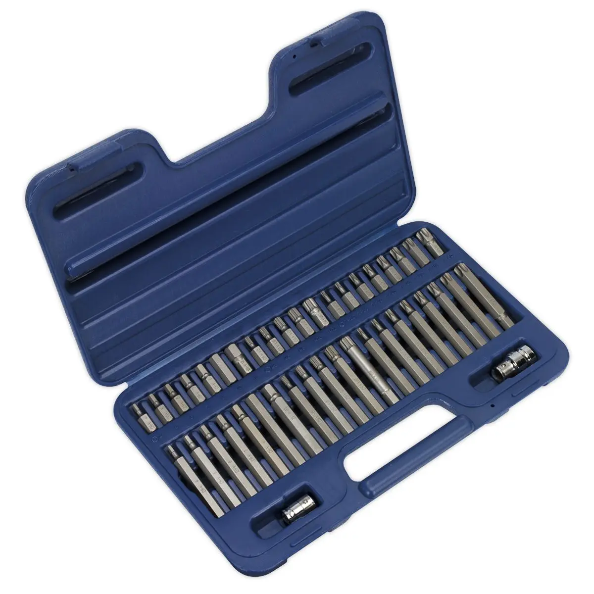 Sealey Superline Pro Topchest & Rollcab Combination 15 Drawer with Ball-Bearing Slides - Black & 148pc Tool Kit - Image 7