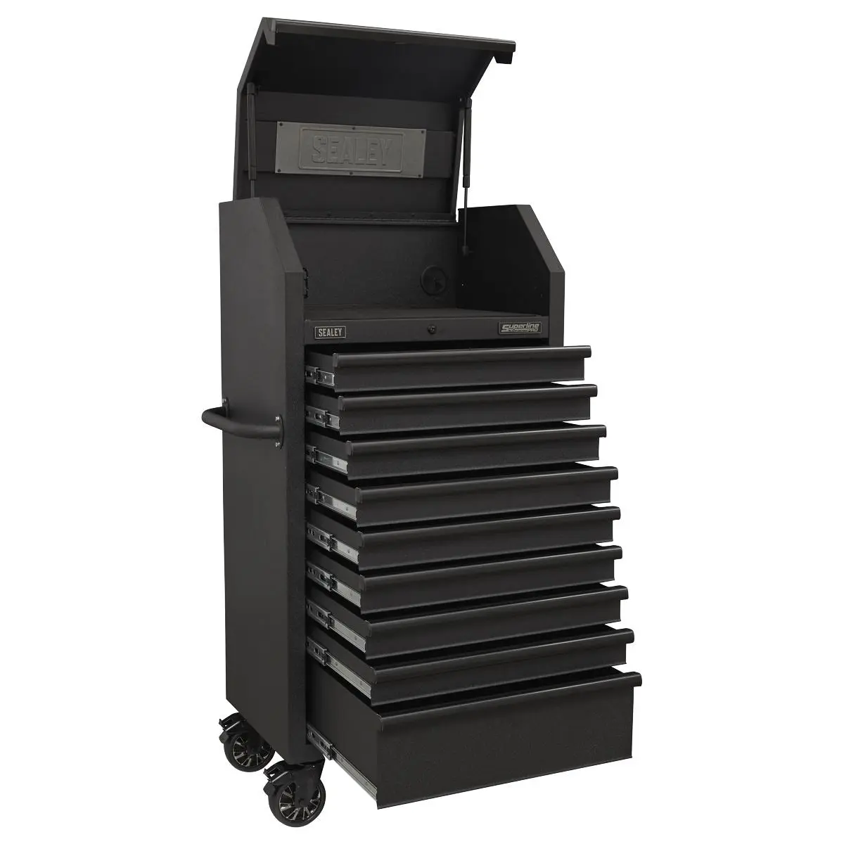 Sealey Superline Pro Tower Cabinet 9 Drawer 690mm with Soft Close Drawers & Power Strip - Image 11