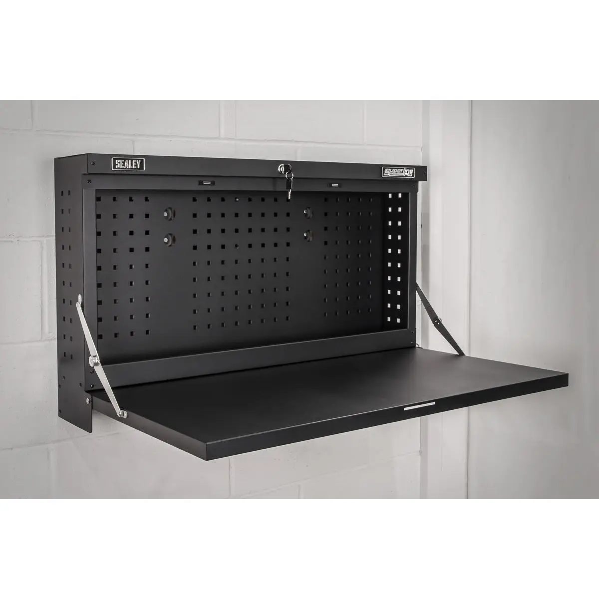 Sealey Superline Pro Wall Mounted Foldable Workbench 900mm - Image 7