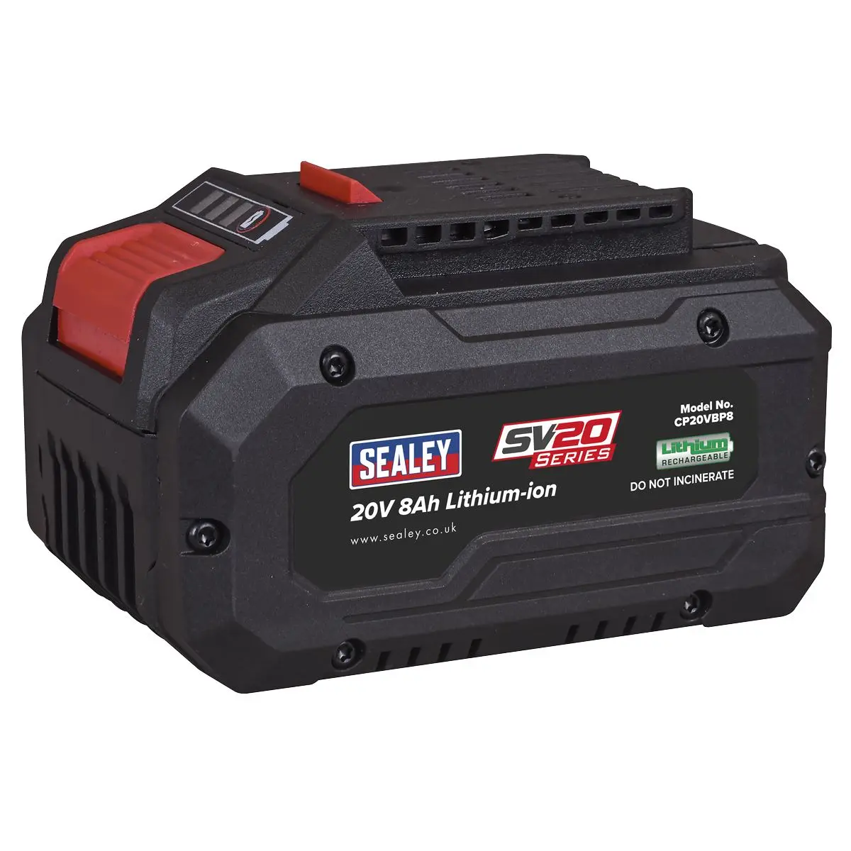 Sealey SV20 Series Power Tool Battery 20V 8Ah