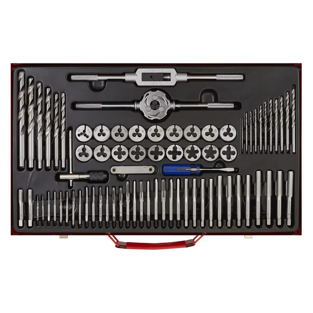 Sealey Tap & Die Set 76pc Split Dies Metric - Image 3