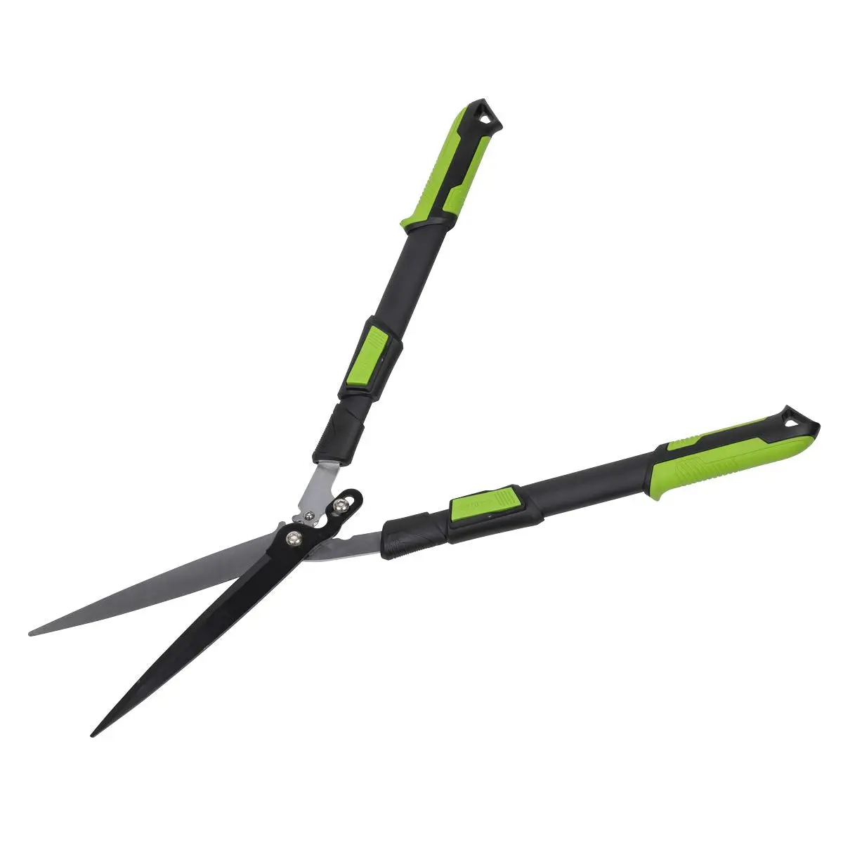 Sealey Telescopic Hedge Shears with Soft Grip Handle & Carbon Steel Blade - Image 2
