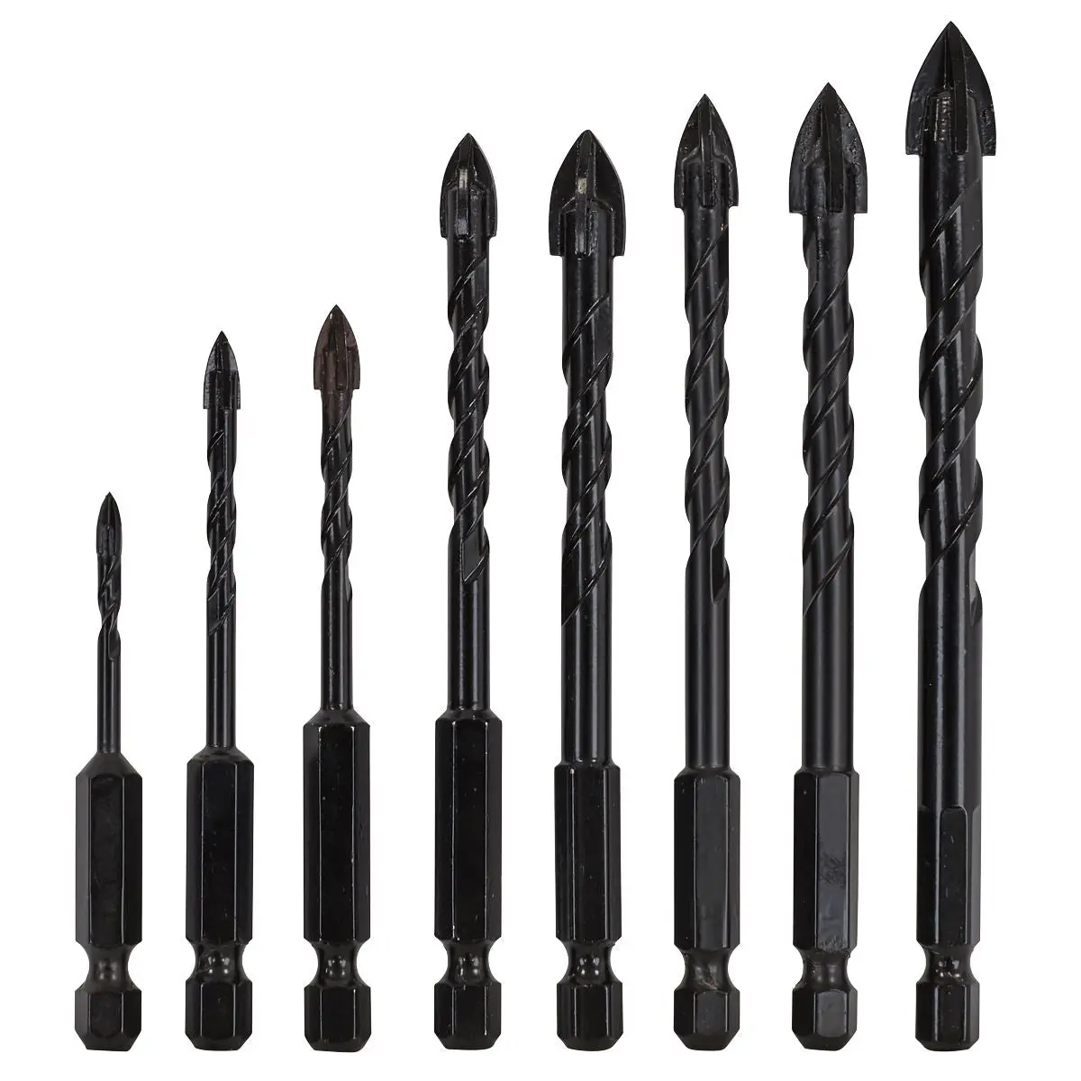 Sealey Tile & Glass Drill Bit Set 8pc - Image 3