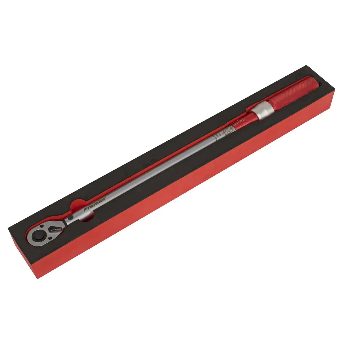 Sealey Torque Wrench Micrometer Style 1/2" Drive 60-330Nm Calibrated in EVA Tray - Image 2