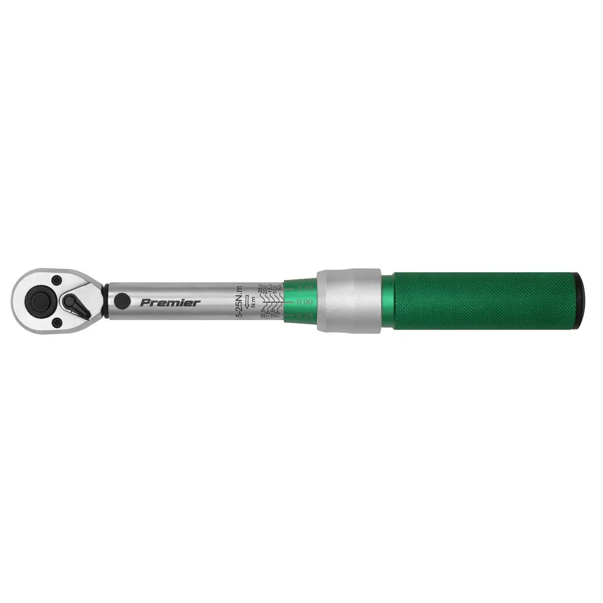 Sealey Torque Wrench Micrometer Style 1/4" Drive 5-25Nm Calibrated in EVA Tray - Image 3