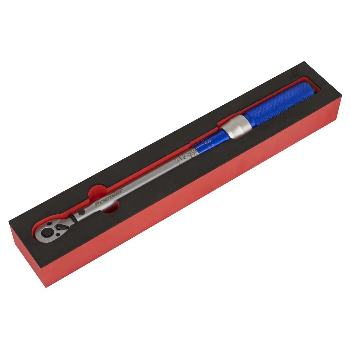 Sealey Torque Wrench Micrometer Style 3/8" Drive 20-120Nm Calibrated in EVA Tray - Image 6