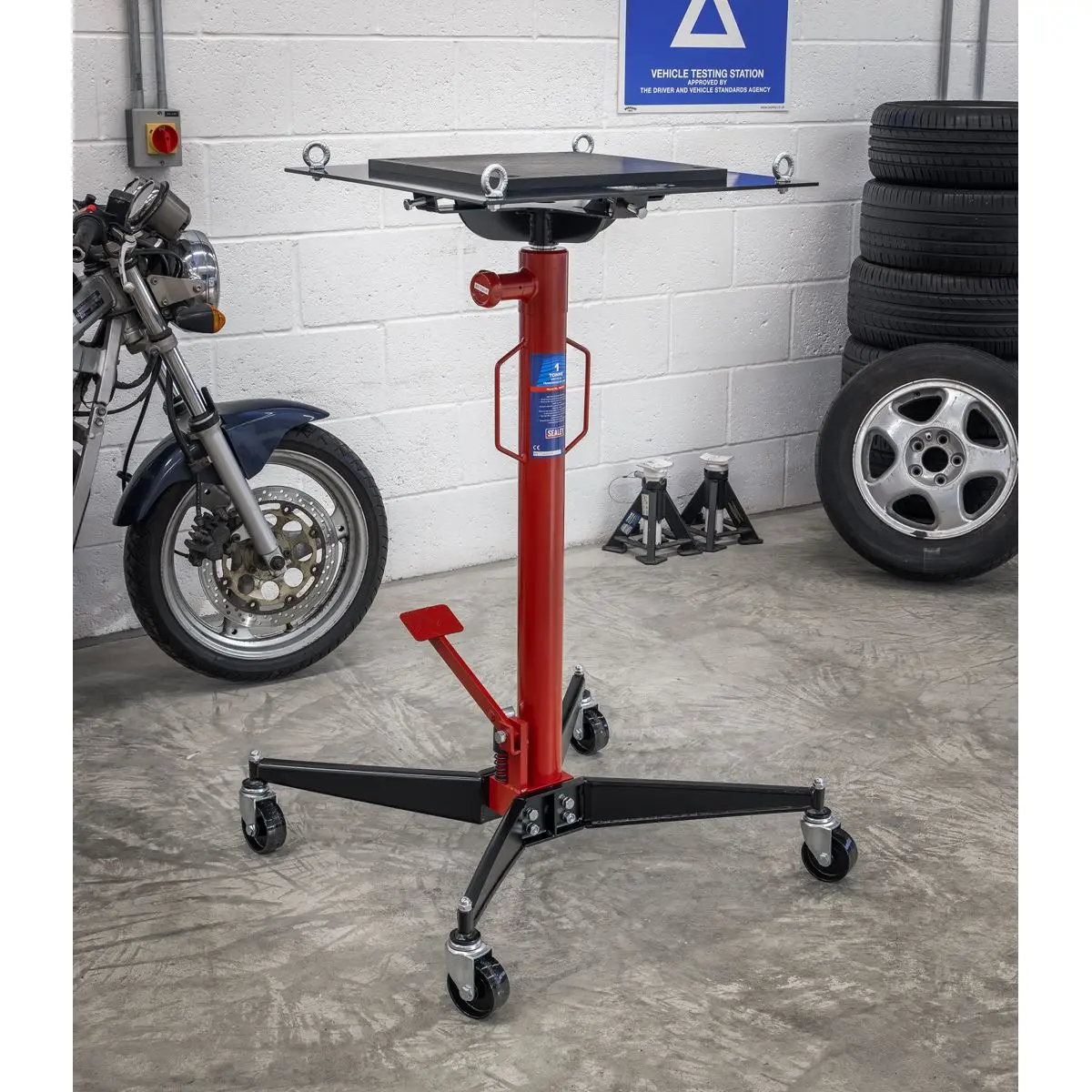 Sealey Transmission Jack Lifting Plate 200kg - Image 6