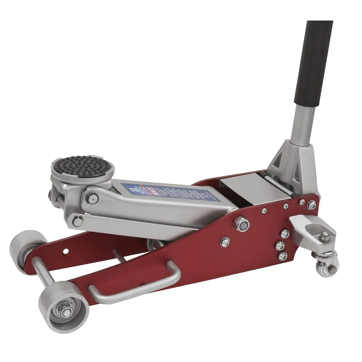 Sealey Aluminium/Steel Trolley Jack with Rocket Lift 1.5 Tonne - Image 3