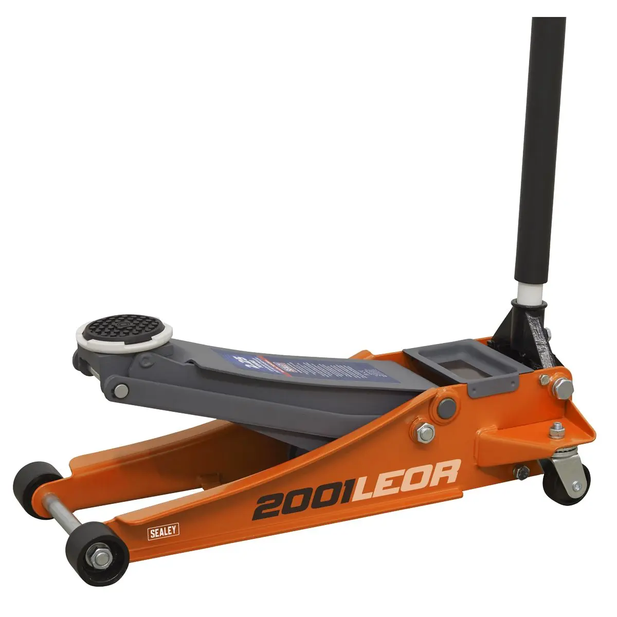 Sealey Low Profile Rocket Lift Trolley Jack 2.25 Tonne - Orange - Image 5