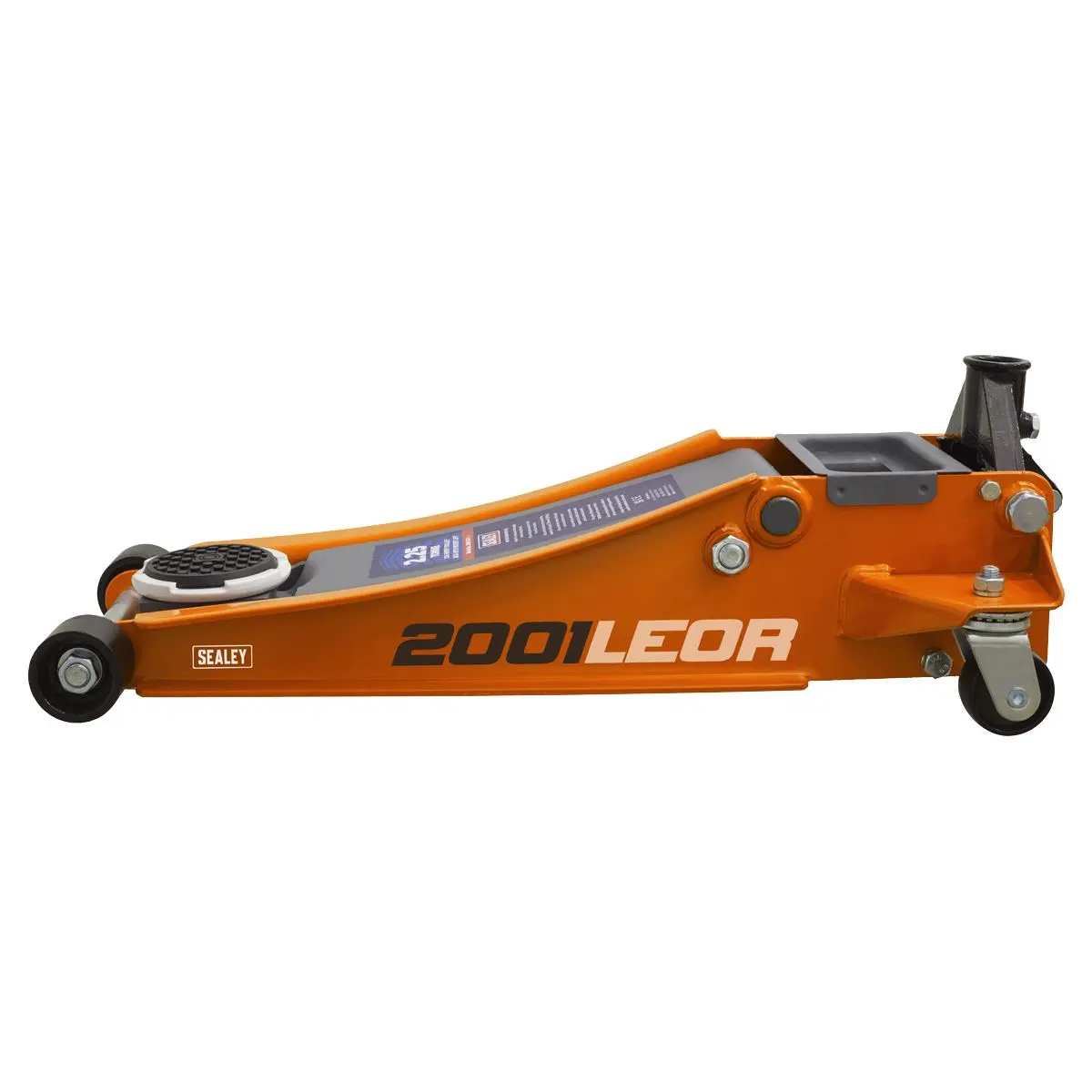 Sealey Low Profile Rocket Lift Trolley Jack 2.25 Tonne - Orange - Image 6