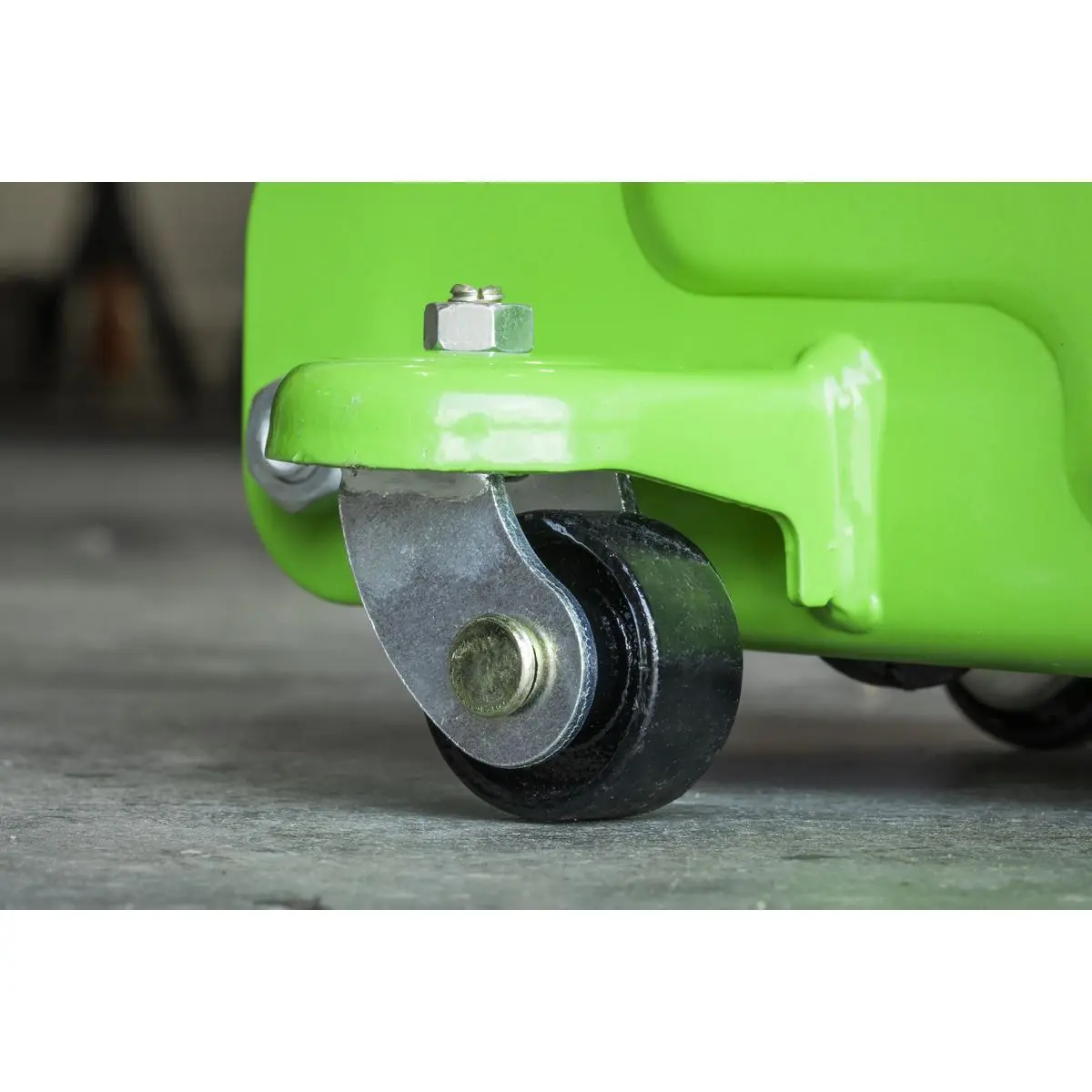 Sealey Short Chassis Trolley Jack with Storage Case 2 Tonne - Green - Image 3