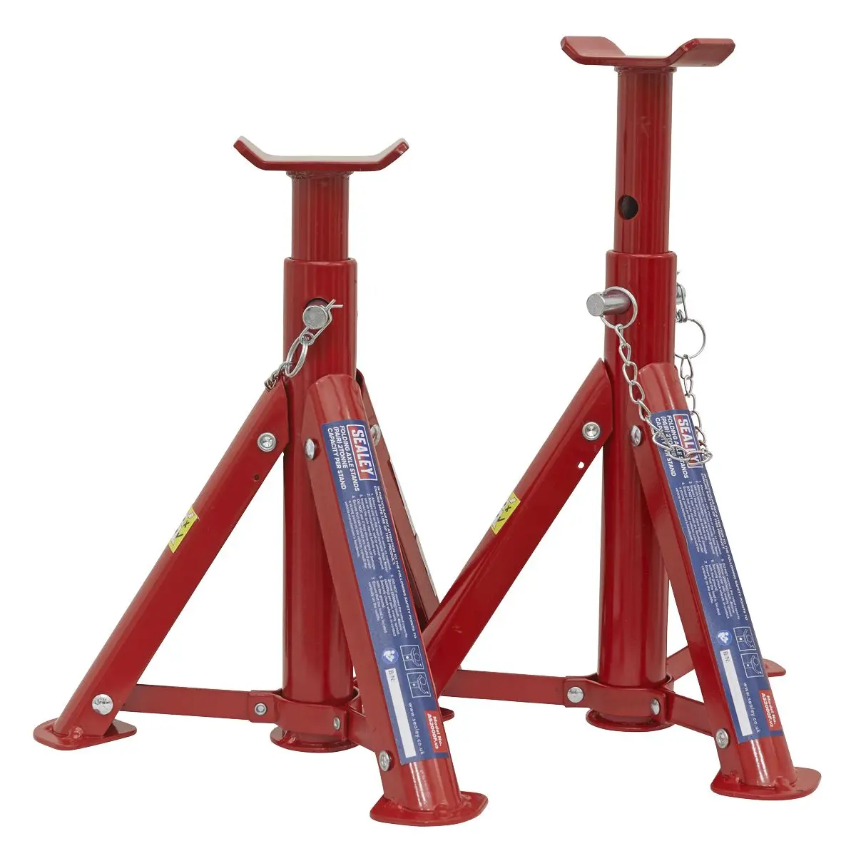 Sealey Low Entry Short Chassis Trolley Jack & Accessories Bag Combo, 2 Tonne - Red - Image 4
