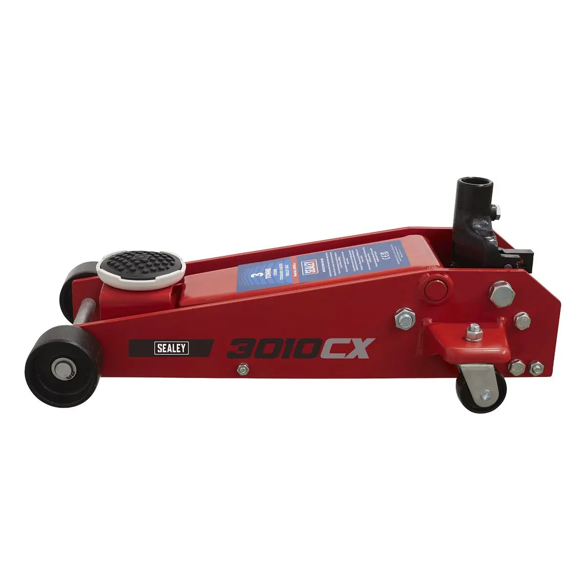 Sealey Standard Chassis Trolley Jack 3 Tonne with Axle Stands (Pair) 3 Tonne Capacity per Stand - Image 4