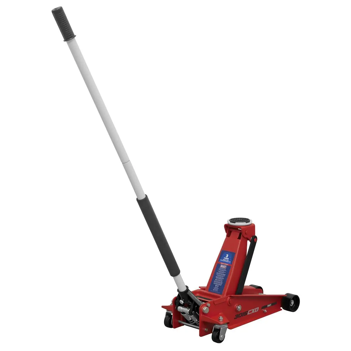 Sealey Trolley Jack with Super Rocket Lift 3 Tonne - Image 6