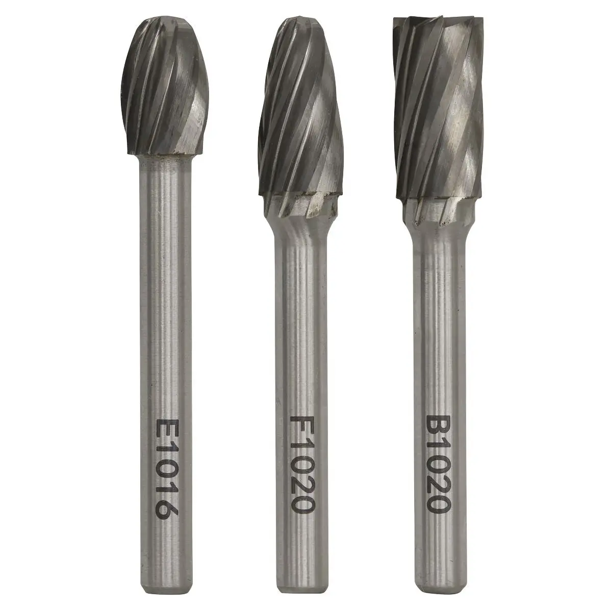 Sealey Tungsten Carbide Rotary Burr Set 3pc Ripper/Coarse - Image 3